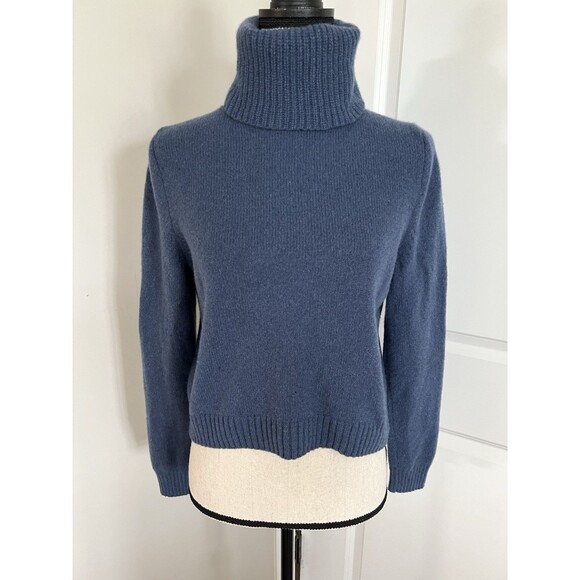 Madewell Cashmere & Wool Turtleneck Sweater Medium Runs Small EUC - Picture 1 of 7